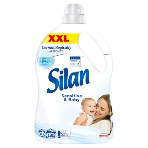 Silan Sensitive & Baby textilöblítő koncentrátum 130 mosás 2860 ml