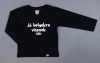 Hosszú ujjú póló Dorko DRK "Jó helyekre visznek" mintával - fekete