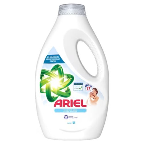 Ariel Sensitive Skin Clean & Fresh folyékony mosószer, 17 mosáshoz, 850ml