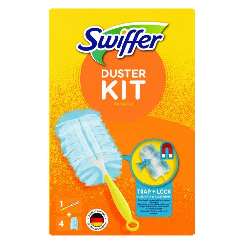 Swiffer Trap & Lock Portalanító Készlet (1 db Nyél + 4 db Utántöltő)