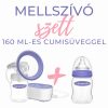 Lansinoh 2 fázisú kompakt elektromos mellszívó + 160 ml cumisüveg szettben