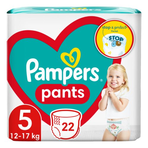 Pampers Pants Bugyipelenka 5-ös méret - 22 db - 12kg-17kg