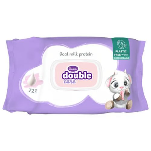 VIOLETA popsitörlő 72db - double care