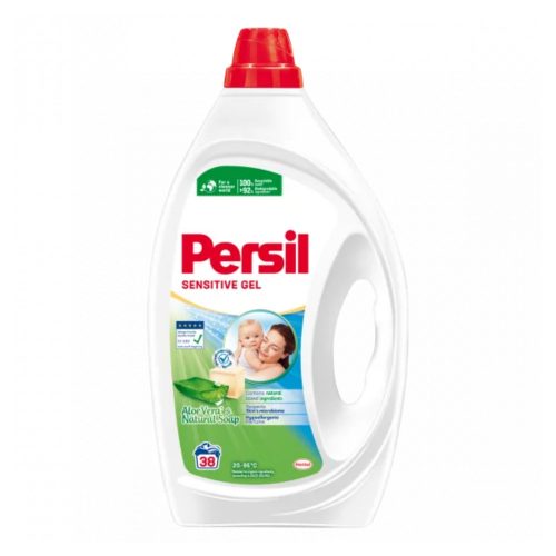 Persil Sensitive Gel folyékony mosószer fehér és világos ruhákhoz 38 mosás 1,71 l