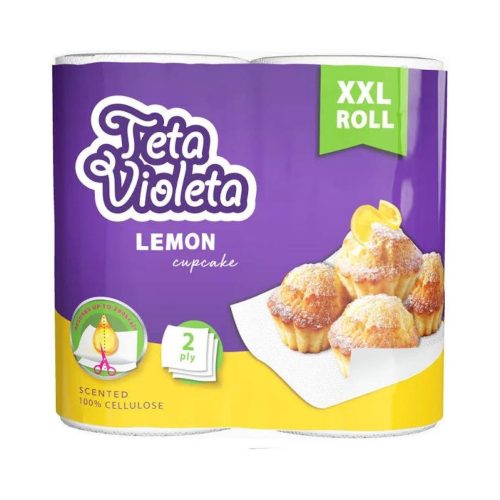 Violeta háztartási törlőpapír 2rét.2tek. maxi citrom