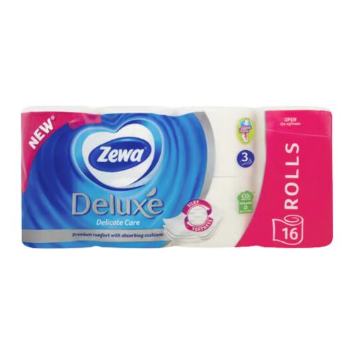 Zewa Deluxe Delicate Care 3 rétegű toalettpapír 16 tekercs
