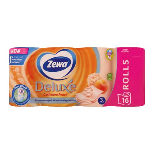 Zewa Deluxe Cashmere Peach 3 rétegű toalettpapír 16 tekercs